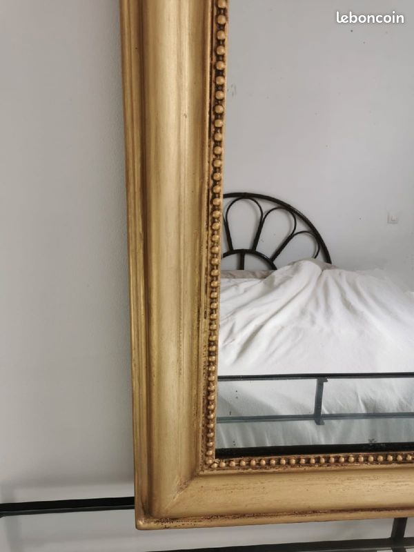 Miroir Louis Philippe 101 x 79 cm ancien (image 8)