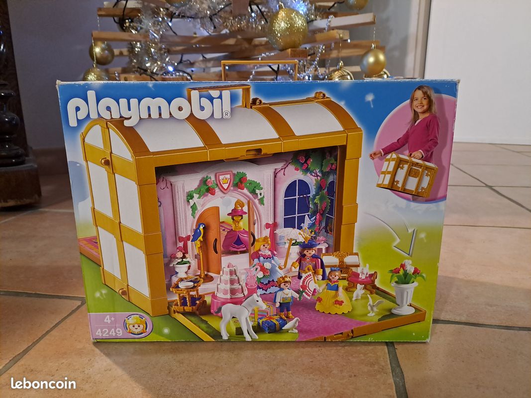 Coffre Transportable Playmobil 4249 Princesse - Roi Et Château Inclus (occasion)