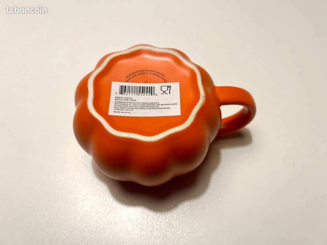 Tasse Citrouille Halloween 400 Ml En Céramique Avec Couvercle - Style 2