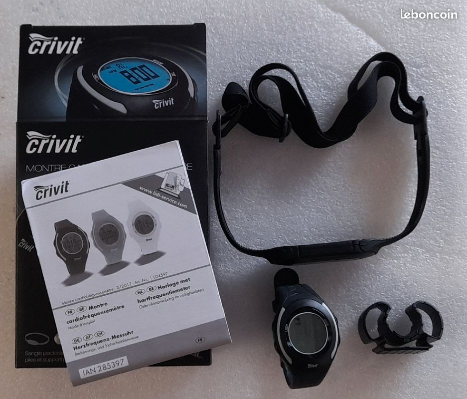 Montre Cardio Fréquencemètre Reglage Heure Montre Crivit Montre - Main Image