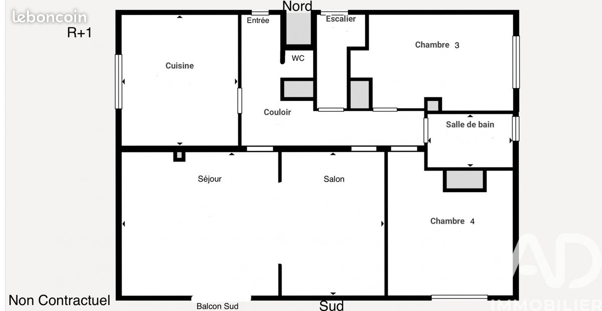 Maison de ville 5 pièces 102 m² (image 7)