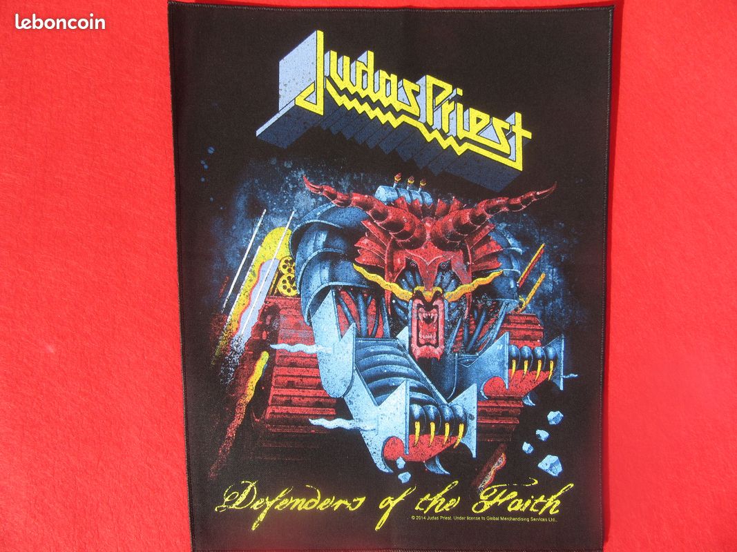 Judas priest, dossard, patches 30x36cm neuf (geo44) (image 1)
