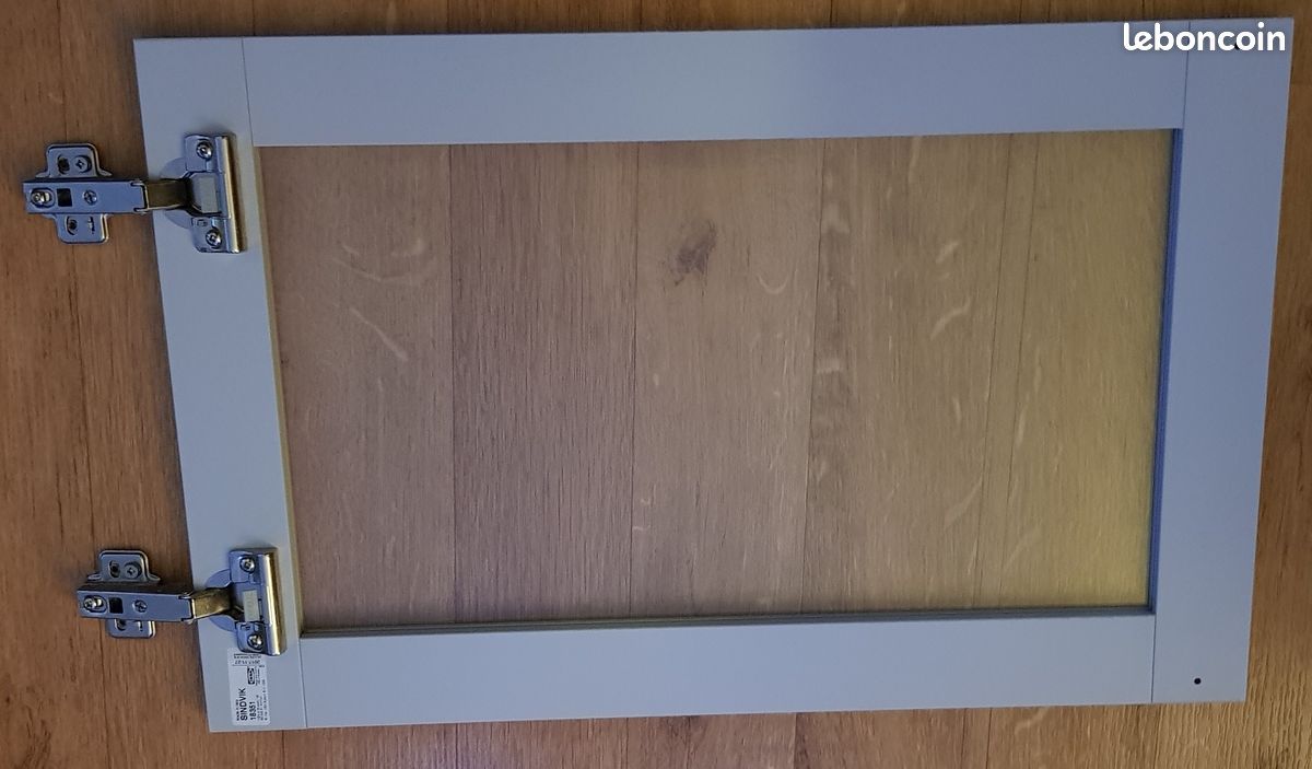 Porte verre trempe gris clair-ikea-sindvik-60x38 cm-pour lappviken (image 2)