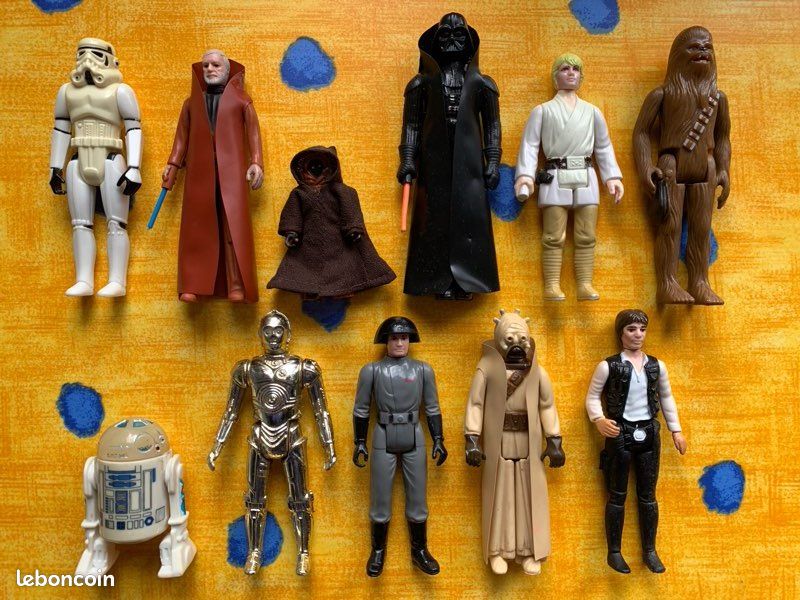 Star Wars vintage lot 11 figurines des 12 first Collection