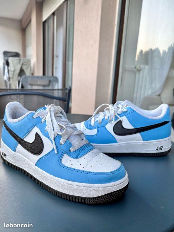 Nike Sportswear Air Force Blanche Et Bleu Jester Blanche Jester