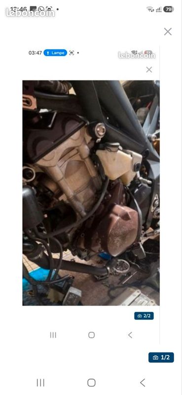 Moteur Triumph Daytona 675 – 2007 – Pour pièces ou rénovation (image 2)
