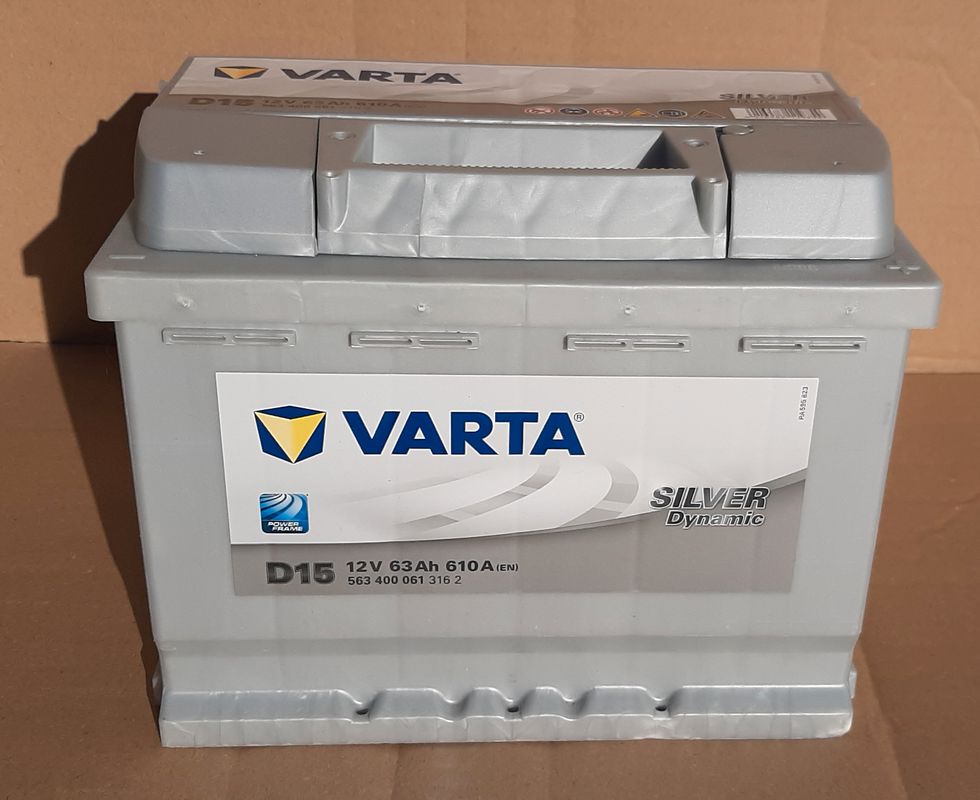Varta Silver Dynamic D15 12V 63Ah 610A(EN) - Équipement auto