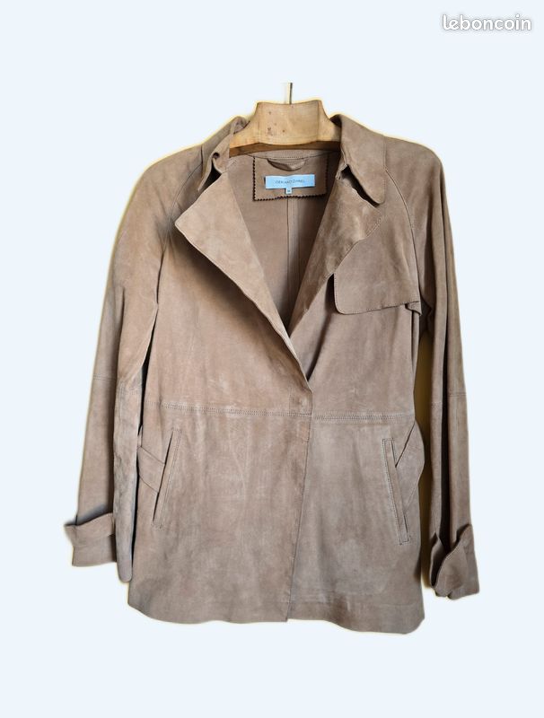 Veste en peau de chèvre taille 36 (image 1)