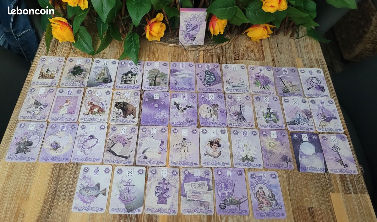 Oracle Lavender Lenormand – Merveille – Format de Poche – Neuf sous Cello (image 5)