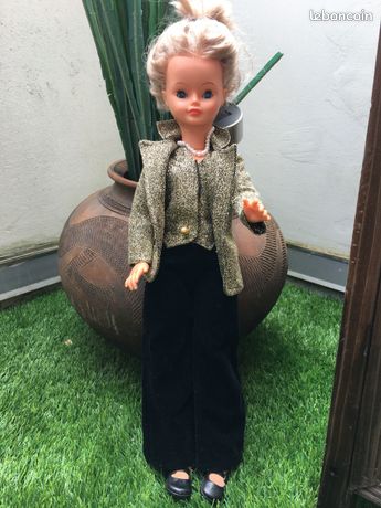 Poupée Bella Créole Noire – Vintage – 38 Cm – Très Bon état