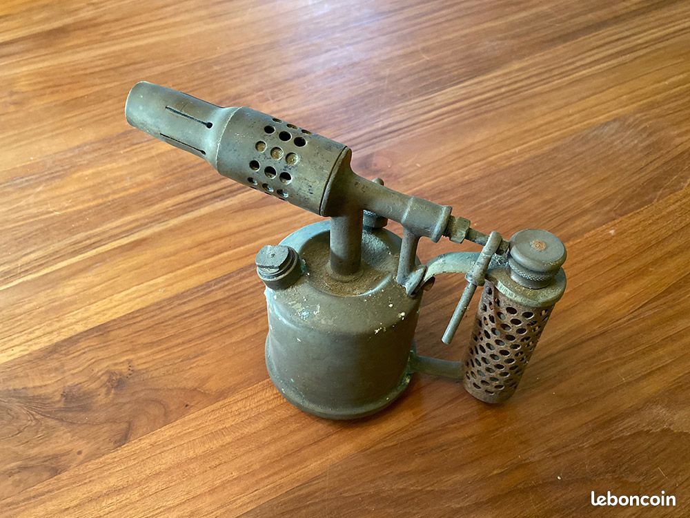 Lampe à Souder / Chalumeau Vintage Express Unis-France N.41 – Laiton, France