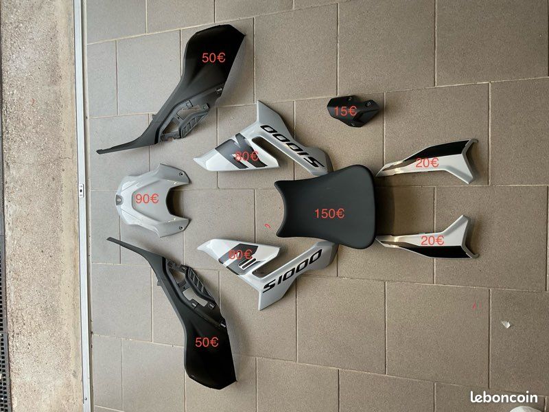 Carénages S1000r 2022 gris hockenheim (image 1)