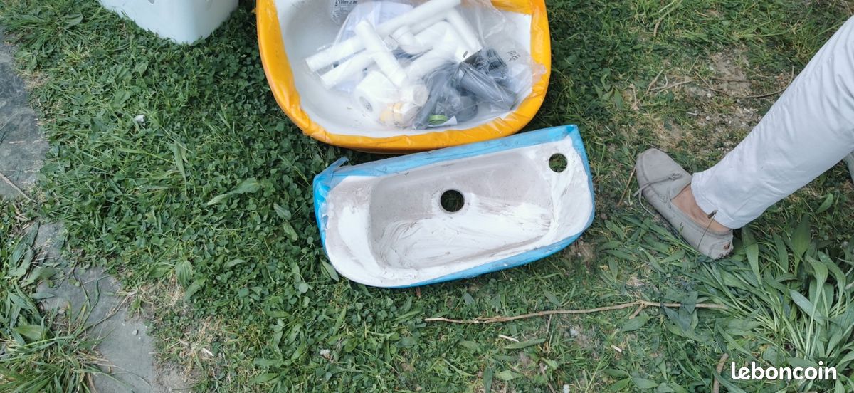 Lavabo & lave mains neufs (image 3)