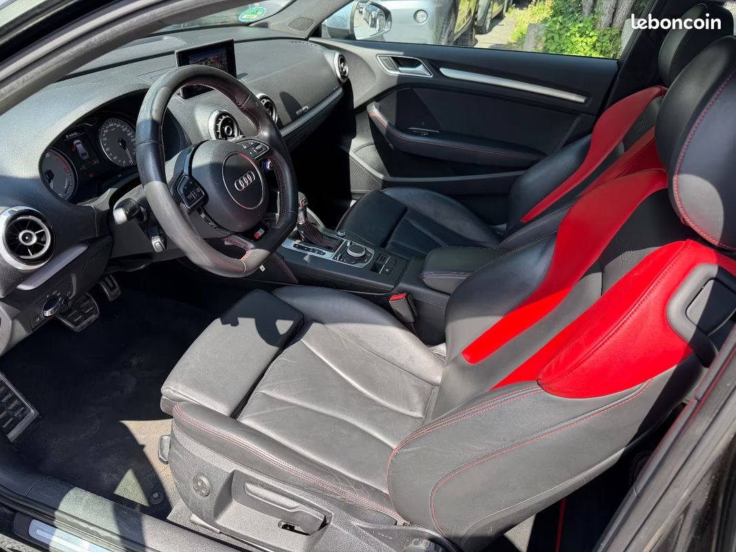 Audi S3 8V 2.0 TFSI 300CH Quattro DSG - 2ème Main - Carnet Entretien - Sièges Chauffants - Régulateur - Clim Auto - 4 Roues Hiver - 200 000KM (image 3)