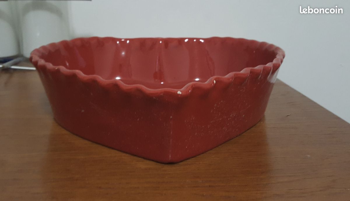 Grand plat pour four, forme cœur (image 2)