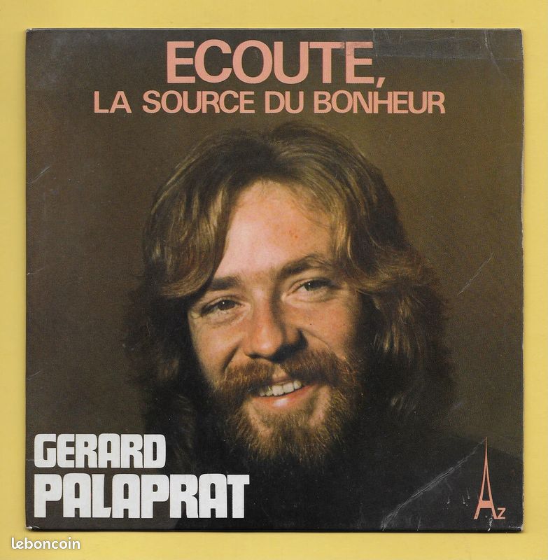Disque Vinyle 45 Tours..GERARD PALAPRAT..Scan A (image 1)