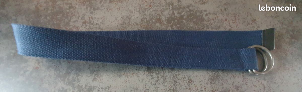 Ceinture bleu marine enfant 8 ans 70 cm NEUVE (image 3)
