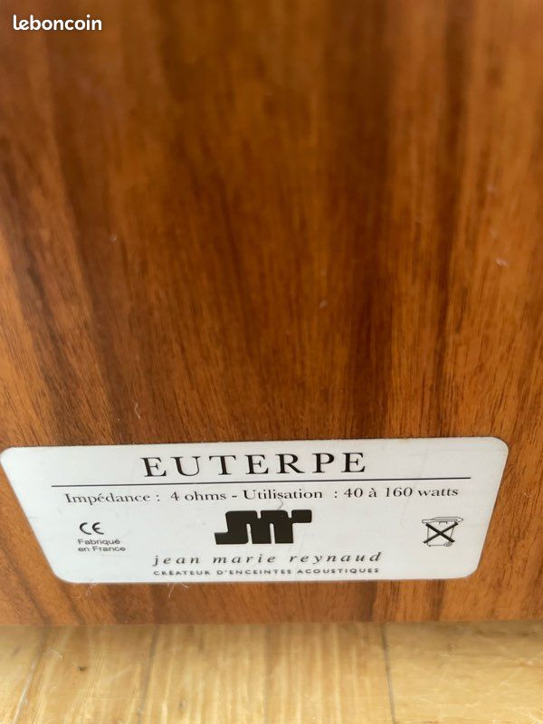 Enceintes Hi-fi Jean-Marie Reynaud Euterpe (image 6)