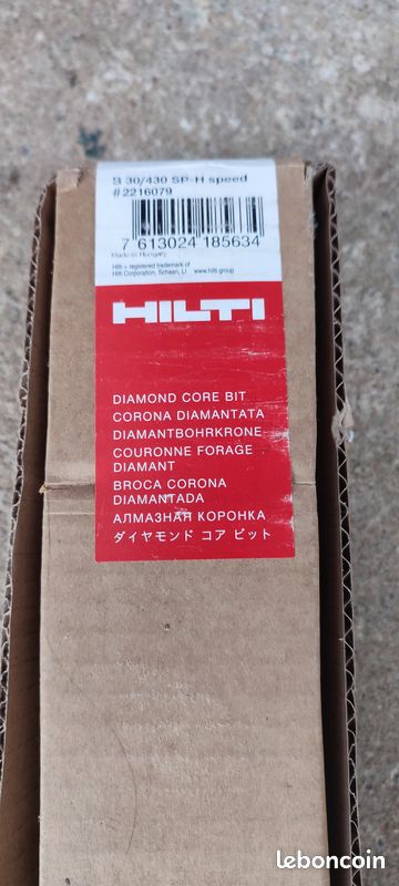Couronne De Forage Hilti TE-Y-BK 125/550 SDS Max – Occasion