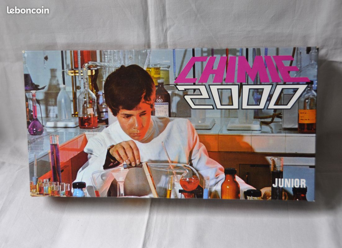 Jeu Chimie 2000-Junior - Vintage 1970 - NEUF Et Rare - Coffret Chimie