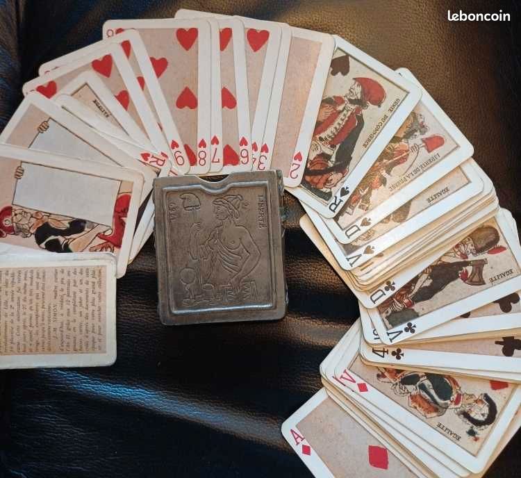 ANCIEN JEU DE 54 Cartes à Jouer - Héron - Ddu musée de la compagnie des indes EUR 20,00