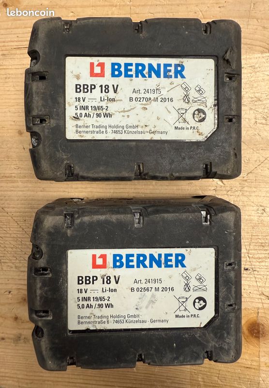 Lot disqueuse et visseuse BERNER (image 3)