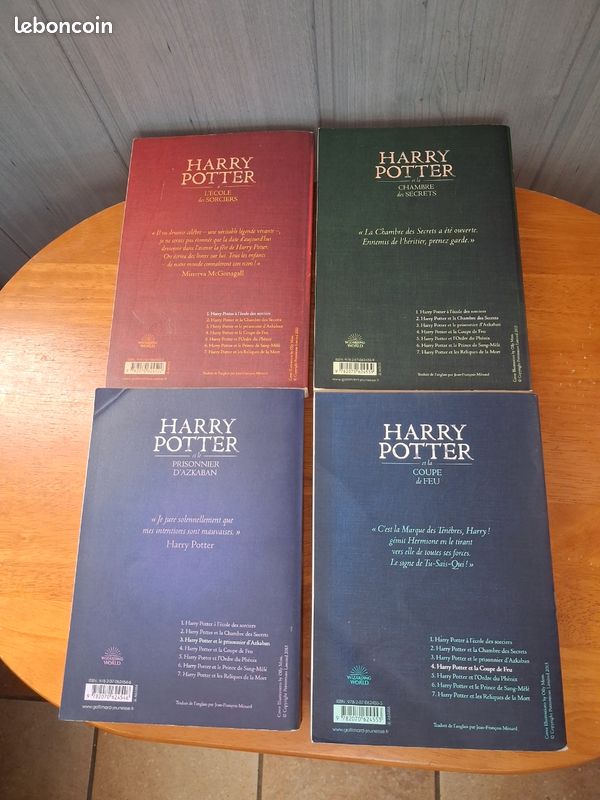 Rare Gallimard saga Harry Potter - 8 tomes (image 4)