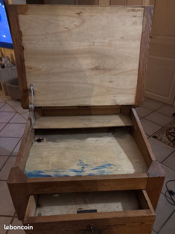 Secrétaire bureau vintage (image 5)