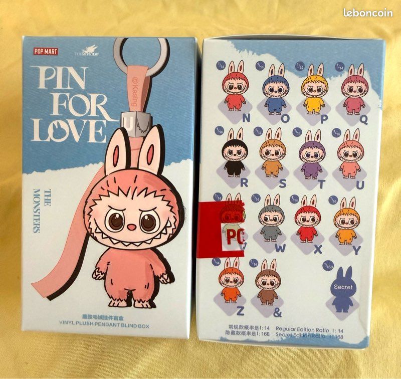 Labubu : THE MONSTERS PIN FOR LOVE (N-Z) (image 2)
