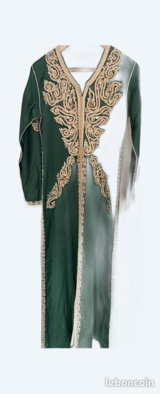 Caftan vert kaki (image 1)