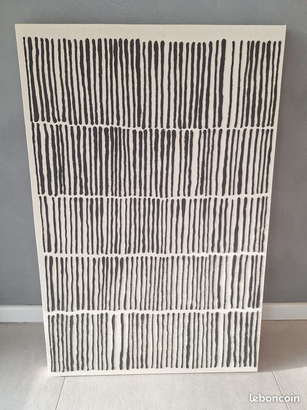Toile écrue et noire Maisons du Monde (image 2)