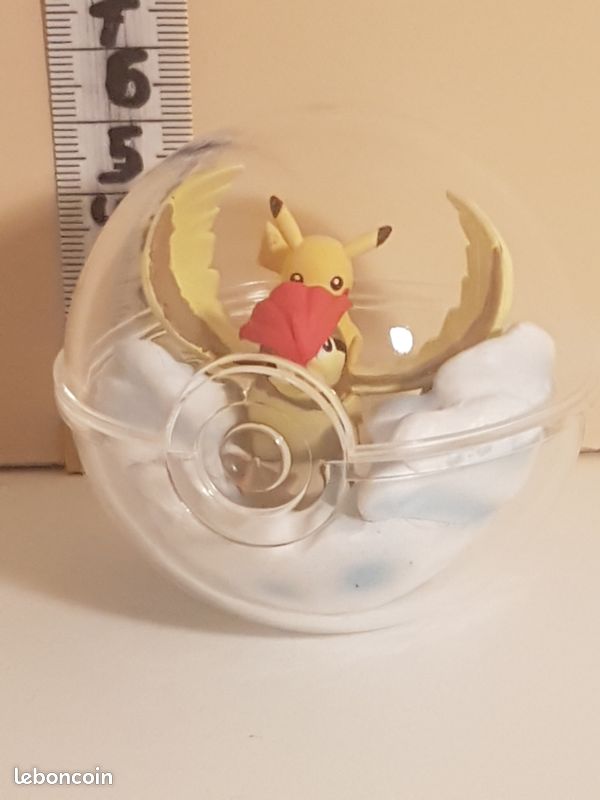 [Re-ment] Figurine Pokemon terrarium pikachu & roucarnage (image 1)