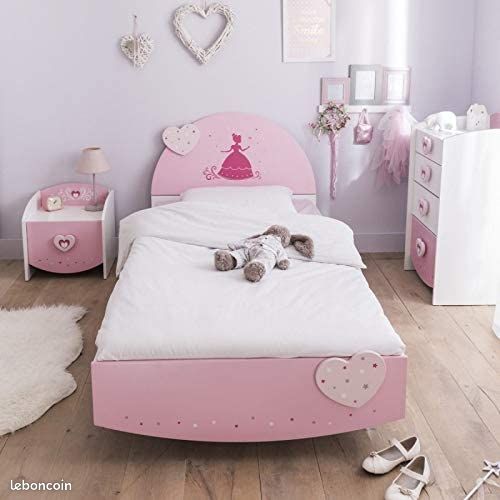 Lit princesse 90x190 + sommier (image 2)