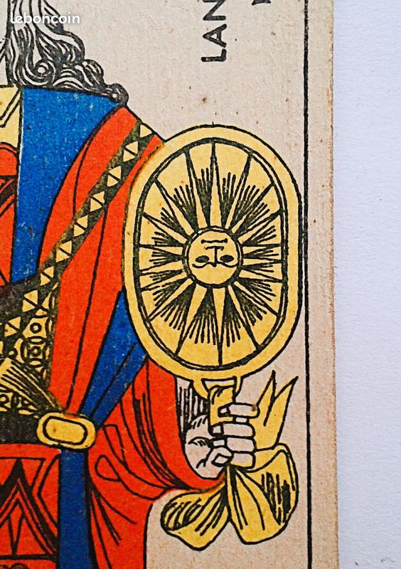 Jeu Ancien 9 Cartes Portrait De Lyon – Parfait état (sauf Dame De Trèfle)