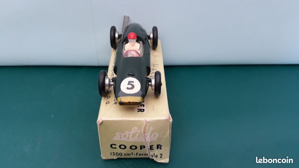 Solido Cooper 1500 cm³ vintage – Voiture de course miniature n°5 - Collection