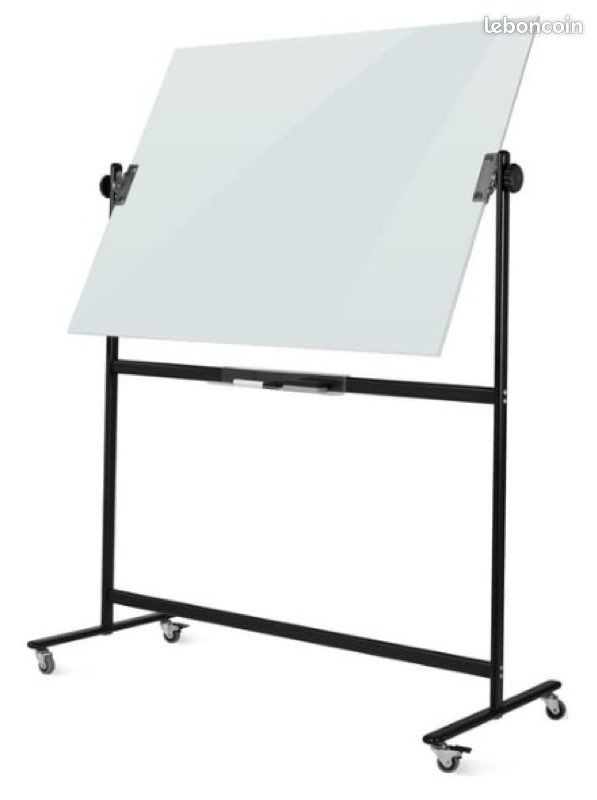2 tableaux mobile en verre double face (image 1)