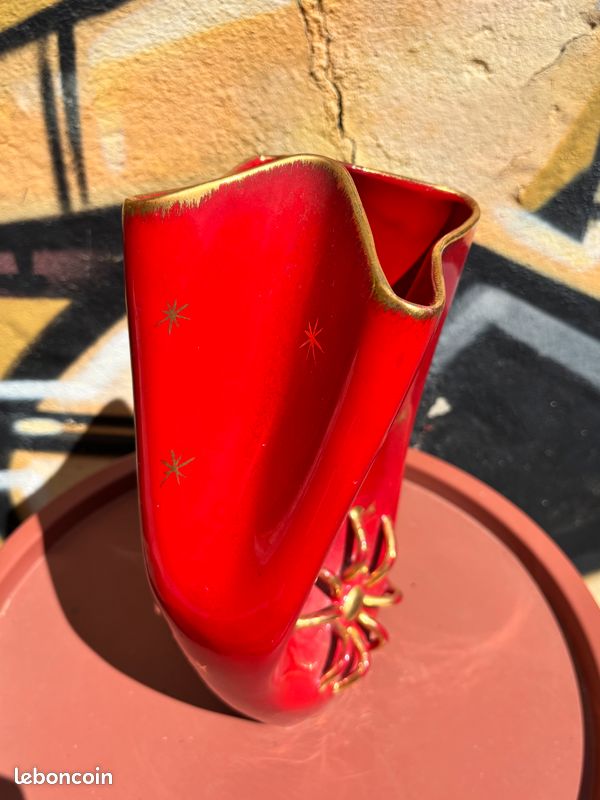 Vase Vallauris André Baud - décor araignée (image 8)