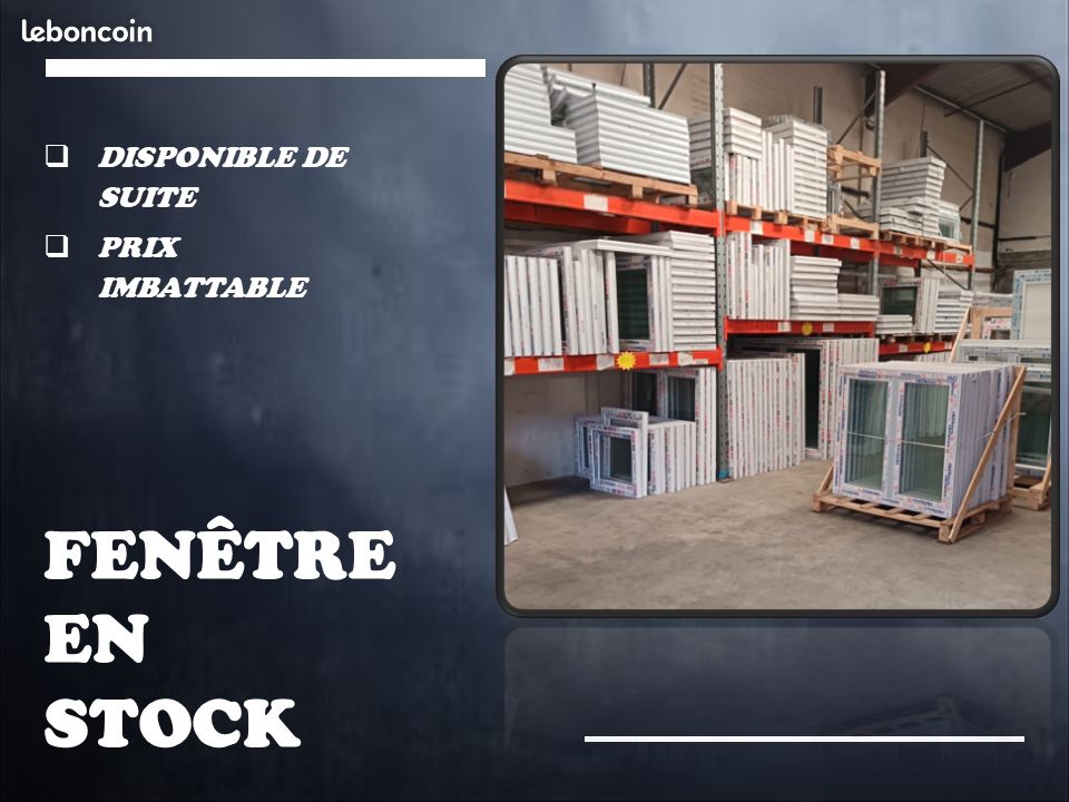 Fenêtre PVC simple à poser (image 1)