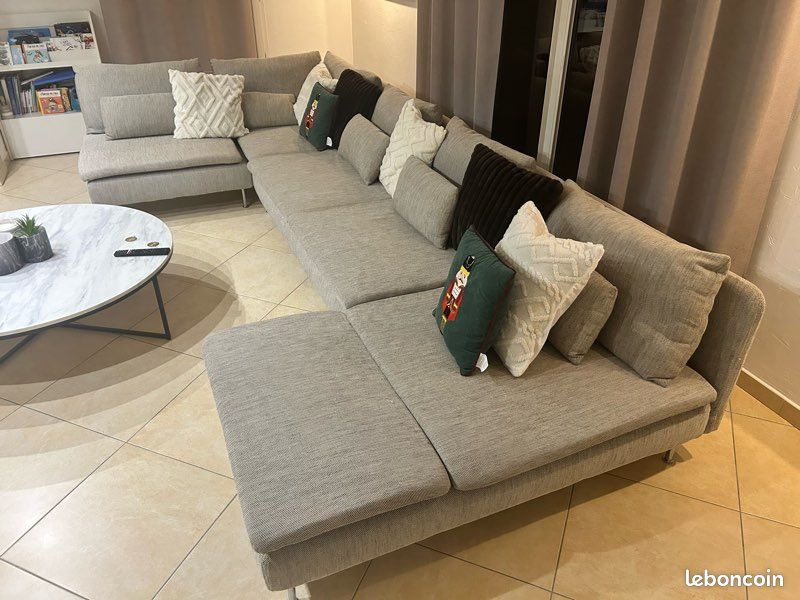 Canapé IKEA söderhamn couleur viarp beige/brun (image 3)