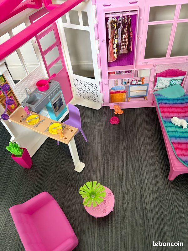 Maison transportable Barbie (image 2)
