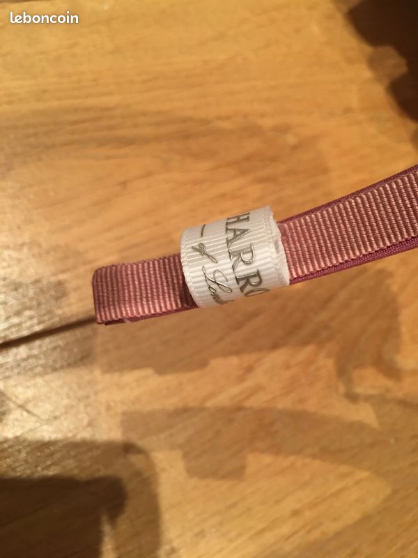 Serre-tête rose / violet avec des fleurs HARRODs (image 3)