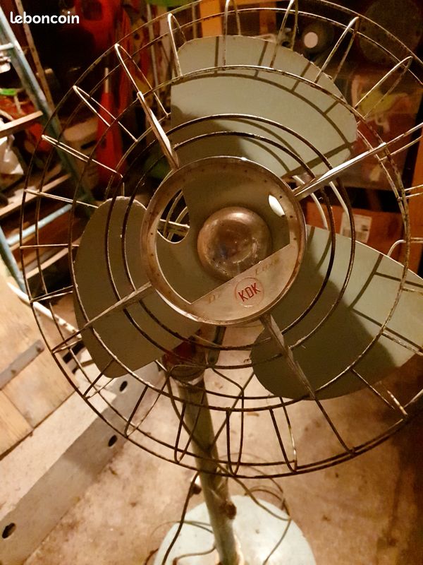 Ventilateur Lumière Vintage Kopykake KR1 - Occasion Fonctionnel - Projecteur Artistique