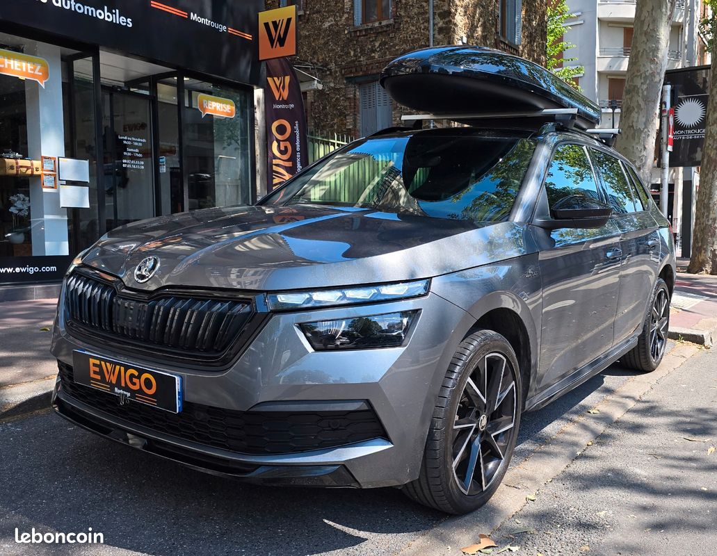 SKODA KAMIQ 1.0 TSI 110cv Monte-Carlo - DSG BVA - Apple Carplay & Android Auto - Coffre et barres de toit inclus (image 19)