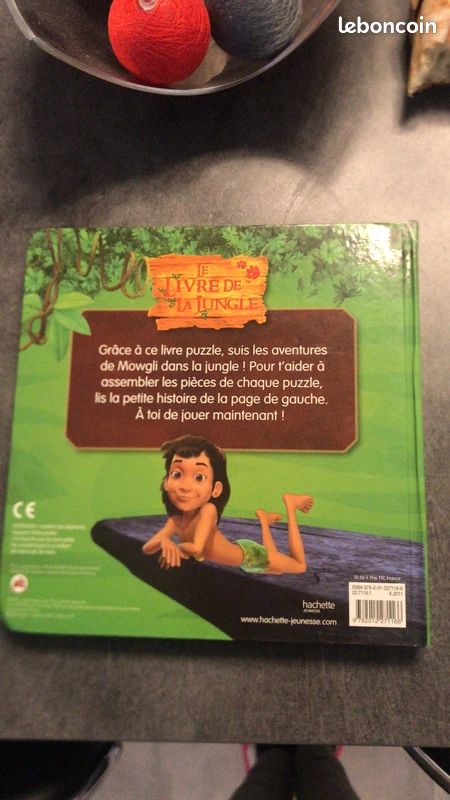Livre puzzle le livre de la jungle (image 2)