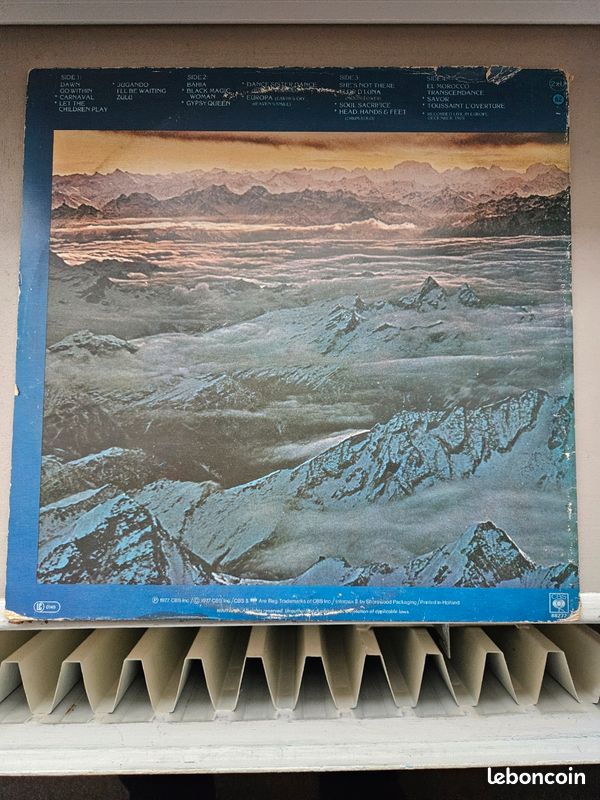 Double Vinyles 33T de Santana de 1977 CBS (image 3)