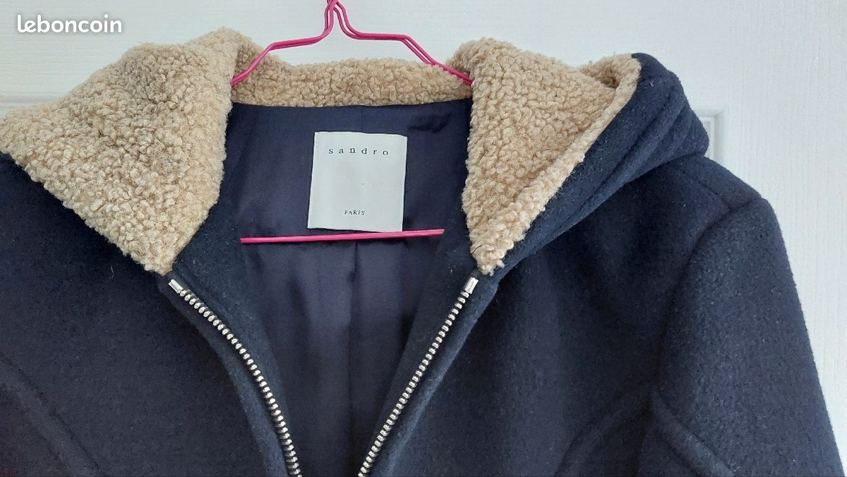 Manteau à capuche Sandro (image 2)