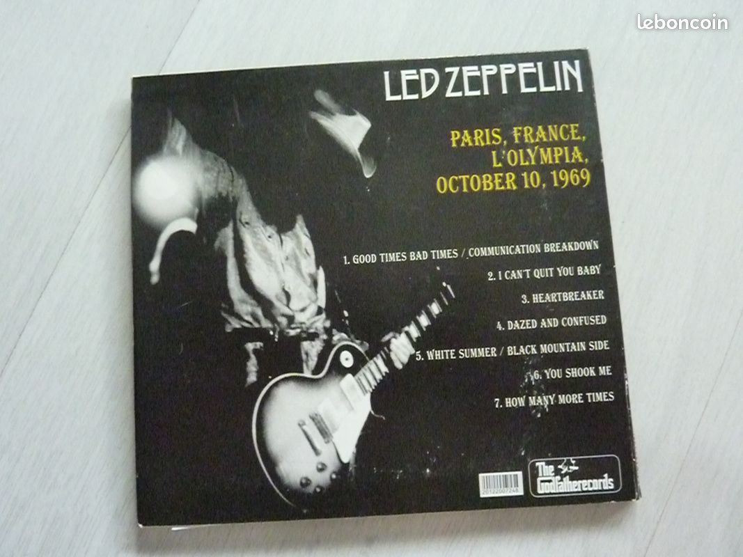 LED ZEPPELIN cd live Olympia Paris 1969 (image 2)