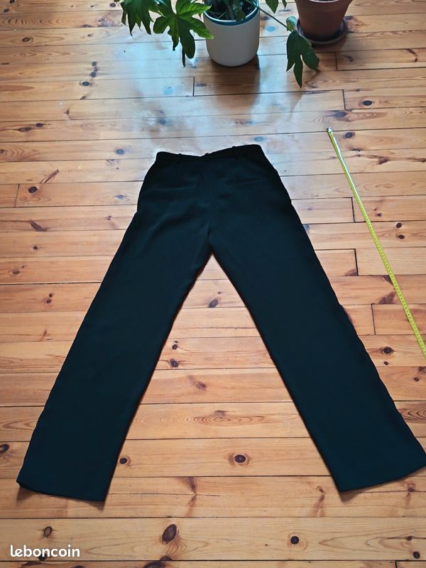 Pantalon noir MNG Mango taille 34 / XS – Très bon état, (image 2)