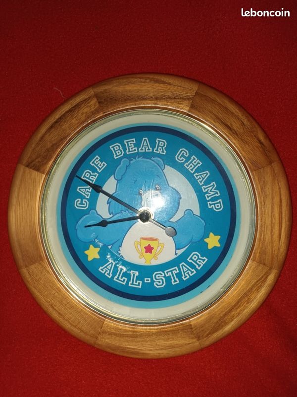 Horloge Puzzle Vintage Care Bears (Bisounours) Par Kenner, Années 80, Modèle A-28