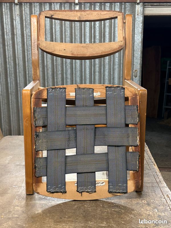 Vends lot de chaises à restaurer Roche Bobois (image 1)